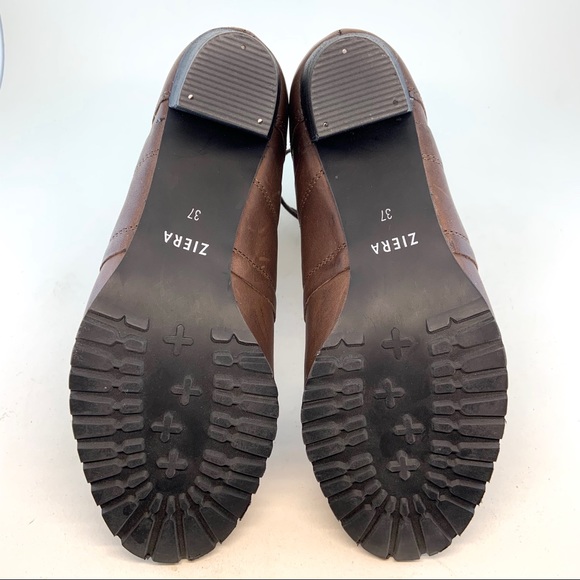 Ziera Umber Kiki Lace Zipper Boots 37 6.5 7 WIDE - Picture 8 of 8